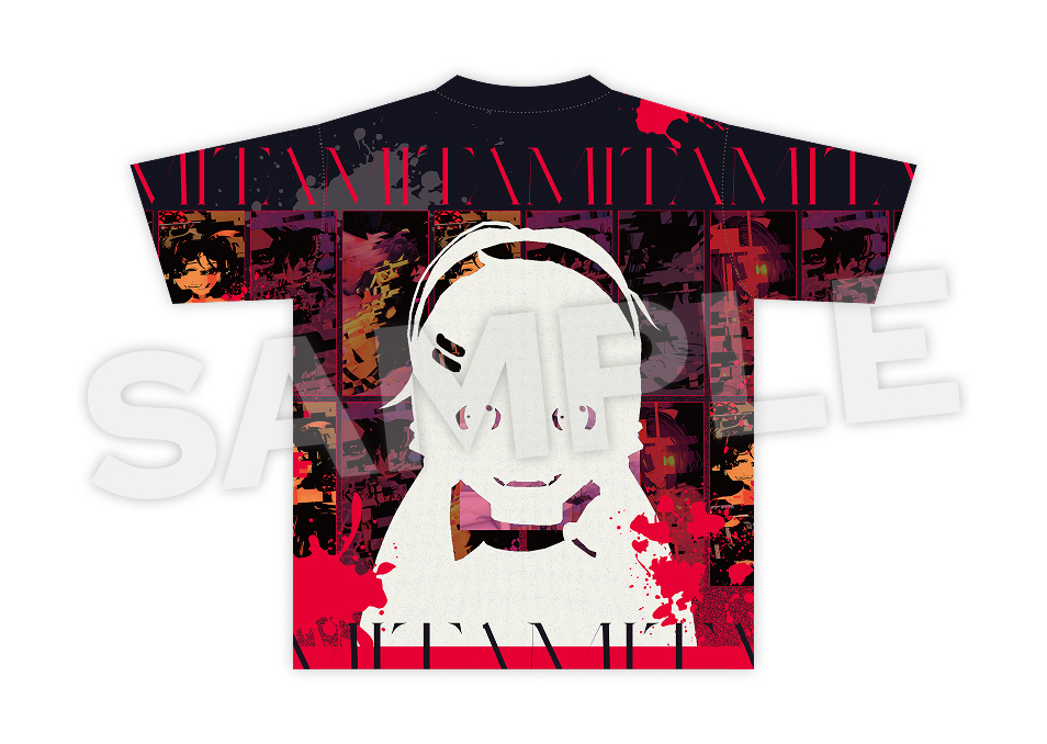 MEJIBRAY Tシャツ 綴 恋一 MiA メト Mサイズ MiSide : ミサイド】フルグラフィックTシャツ ホラーVer. | ドワンゴ
