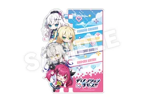 【ディメンション凸ラバース!!】アクリル本棚差しプレート デザインA