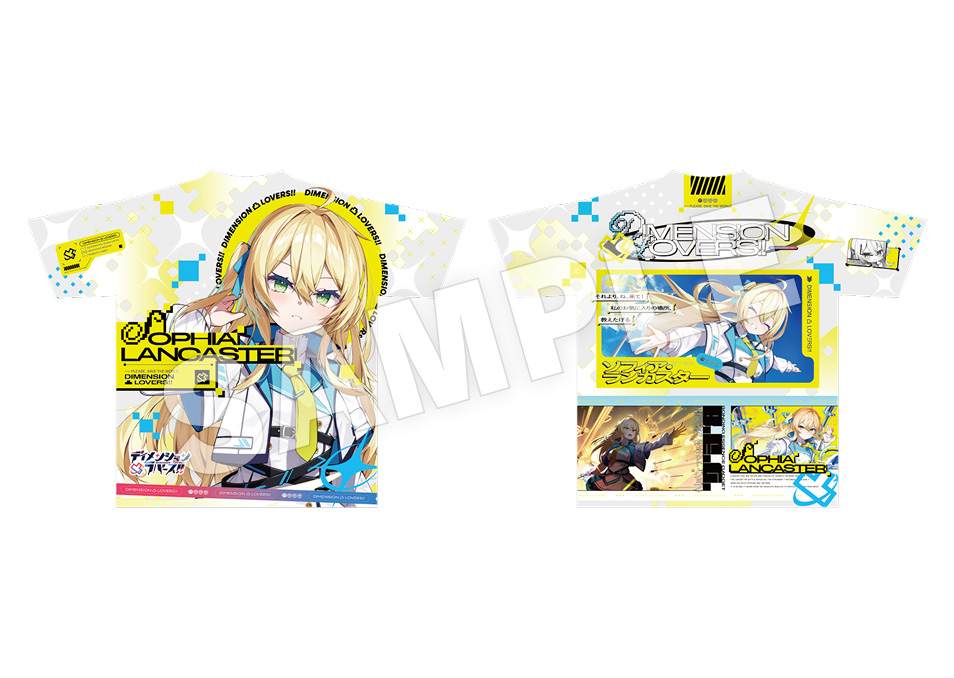 穢翼のユースティア】フルグラフィックTシャツ リシア・ド・ノーヴァス