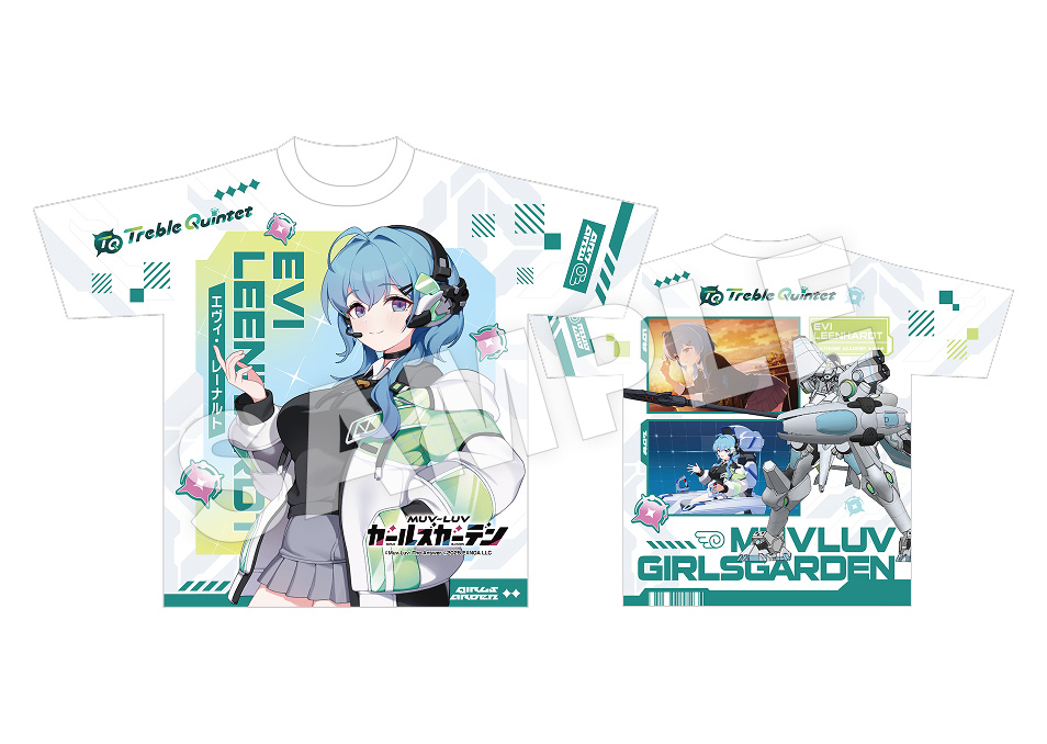 マブラヴ ガールズガーデン】フルグラフィックTシャツ エヴィ
