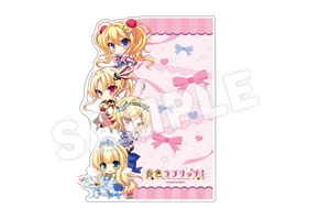 【金色ラブリッチェ】アクリル本棚差しプレート デザインA