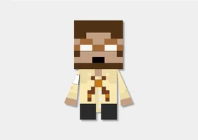 【受注】【まじめにヤバシティ】マインクラフト ぬいぐるみ エーミール