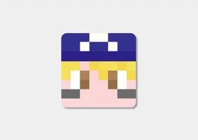 【受注】【まじめにヤバシティ】マインクラフト スクエア缶バッジ シャオロン