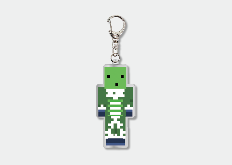 まじめにヤバシティ まじヤバ アクリルキーホルダー ミニアクリルブロック 一般販売】【まじめにヤバシティ】マインクラフト アクリル