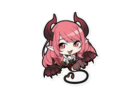 夢魔ぺろりステッカー - 100x100mm