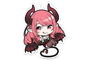 夢魔ぺろりアクリルキーホルダー - 70x70mm